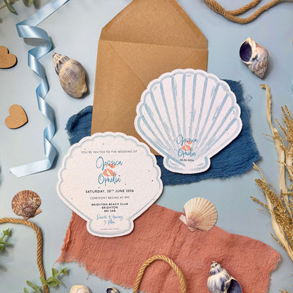 Seashells - Invitation