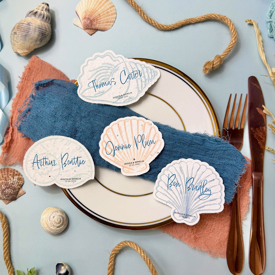 Seashells - Place Card