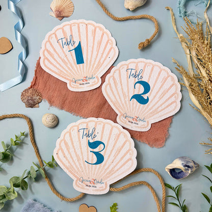 Seashells - Table Numbers/Names