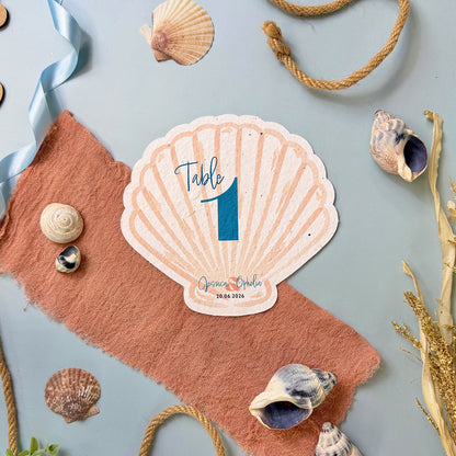 Seashells - Table Numbers/Names