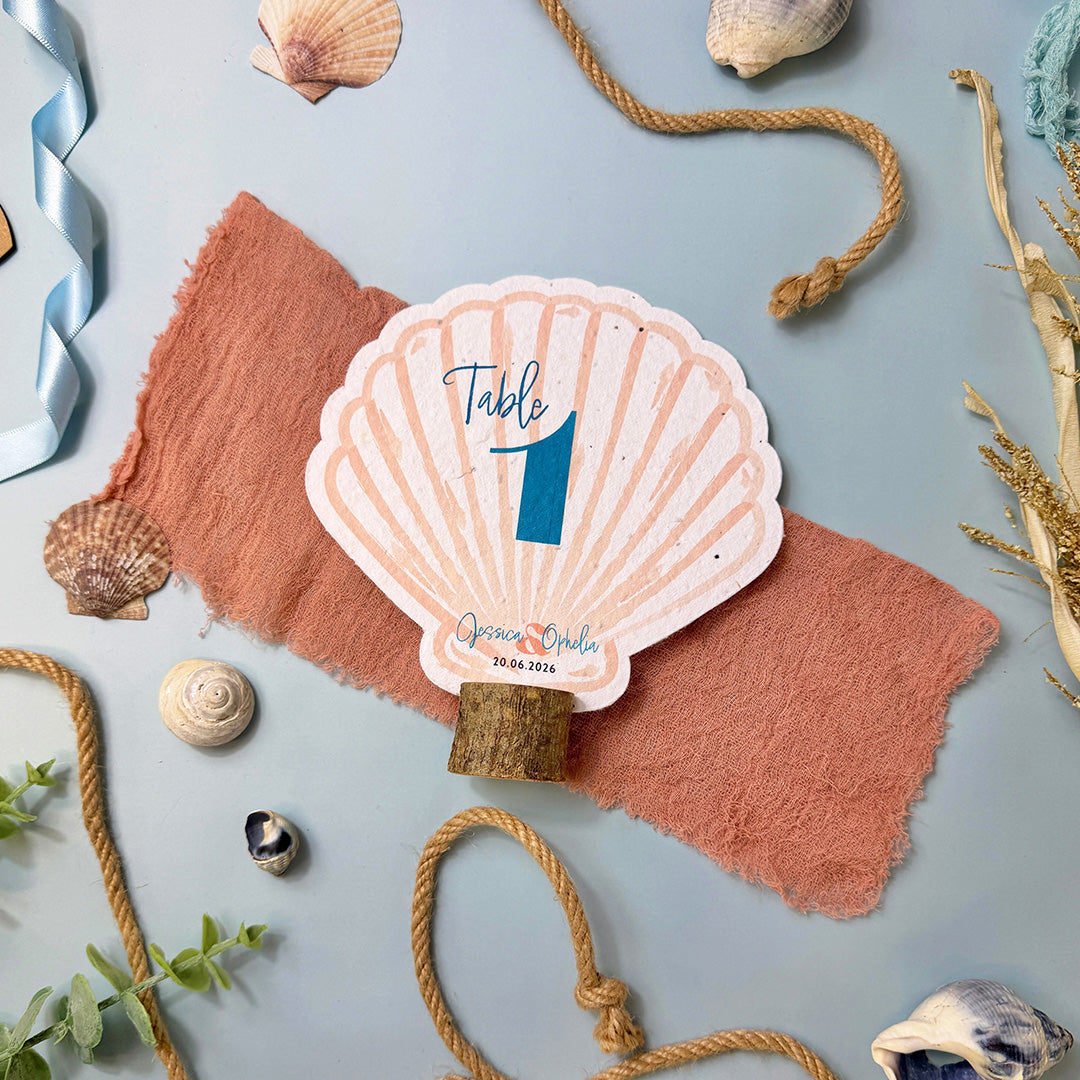 Seashells - Table Numbers/Names