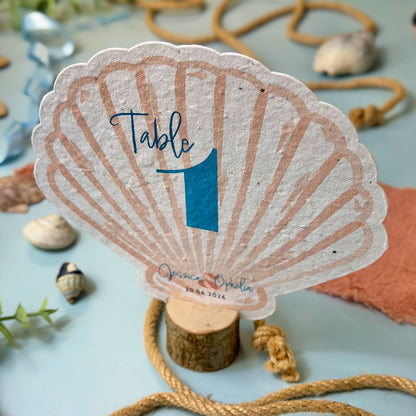 Seashells - Table Numbers/Names