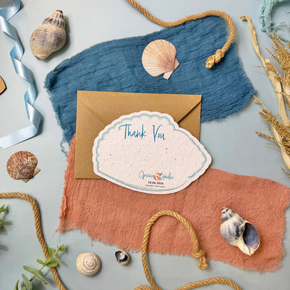 Seashells - Thank You Card