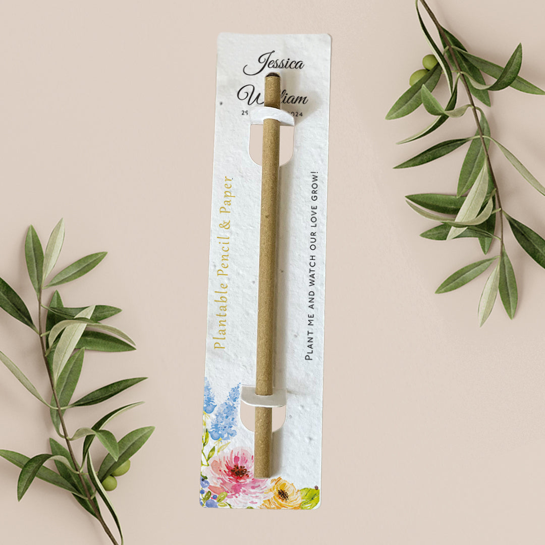 Summer Blooms - Plantable Pencil