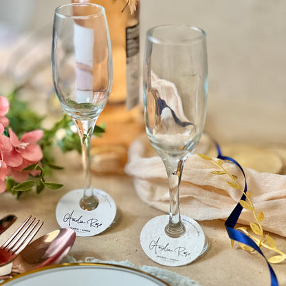 Signature - Wine Glass Name Tags