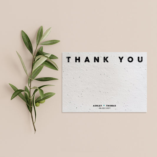 Letterpress - Thank You Card
