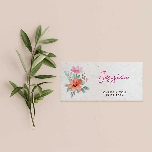 Bright Blooms - Placecards