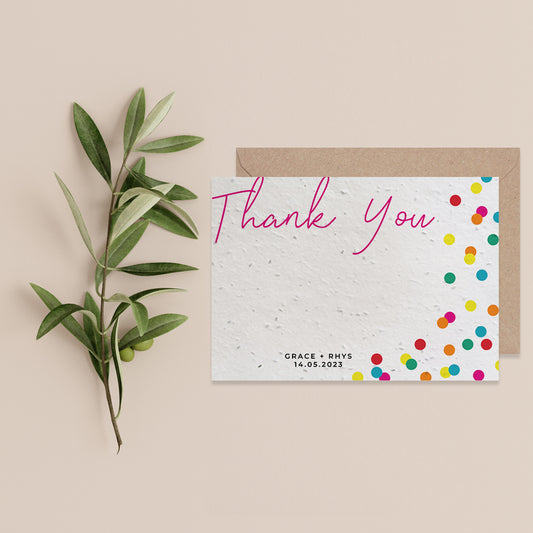 Dotty About You - Thank You Card