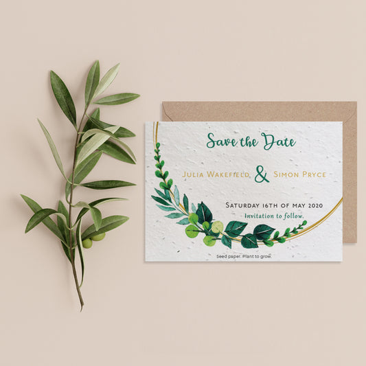 Foliage Save The Date